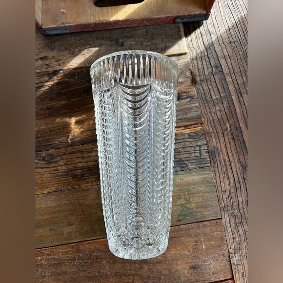 Mid-Century Crystal Transparent Vase, Italy, 1960s - Picture 4 of 11